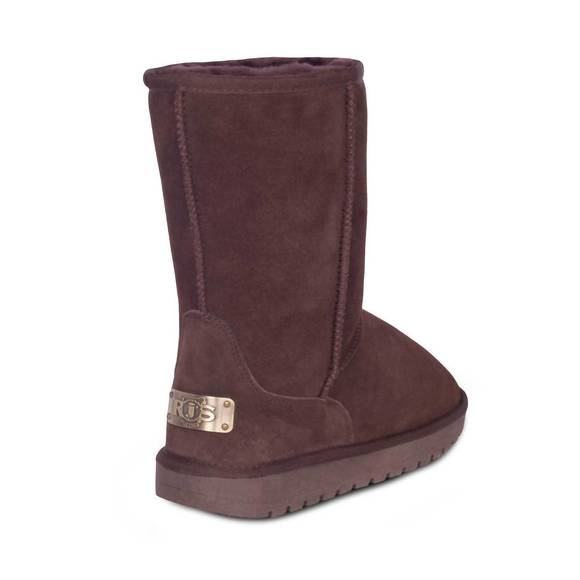 NEW CLOUD NINE ladies - 9" sheepskin boots in chocolate - Picture 3 of 6